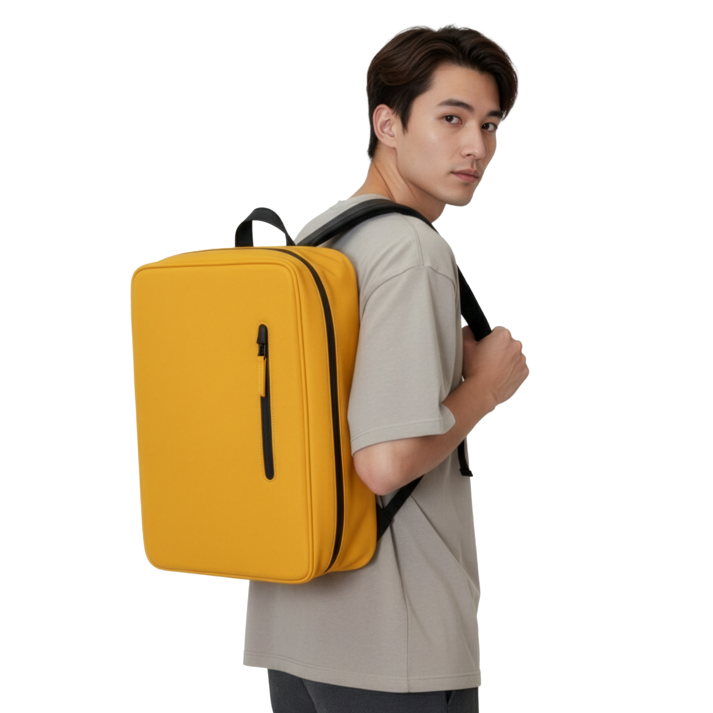 KIWEE Fischerrucksack – Gelb