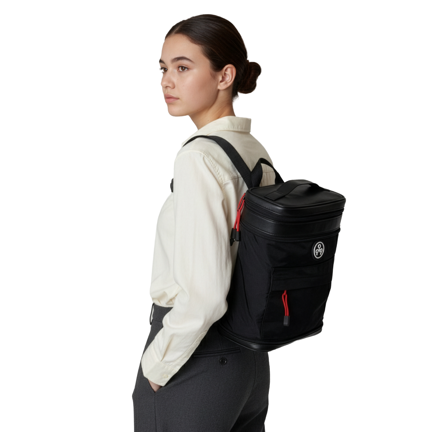 KIWEE Sandwich Mini Backpack - Black