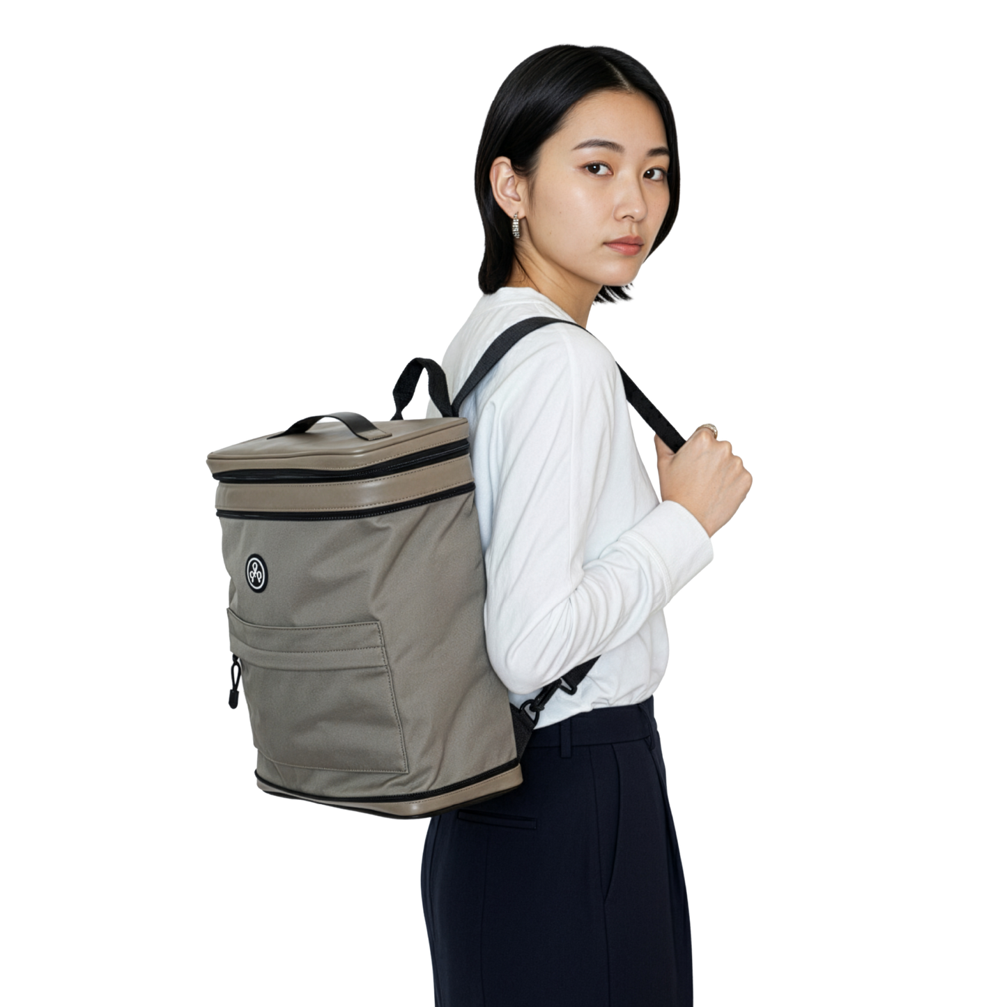 KIWEE Sandwich Backpack - Beige Melange