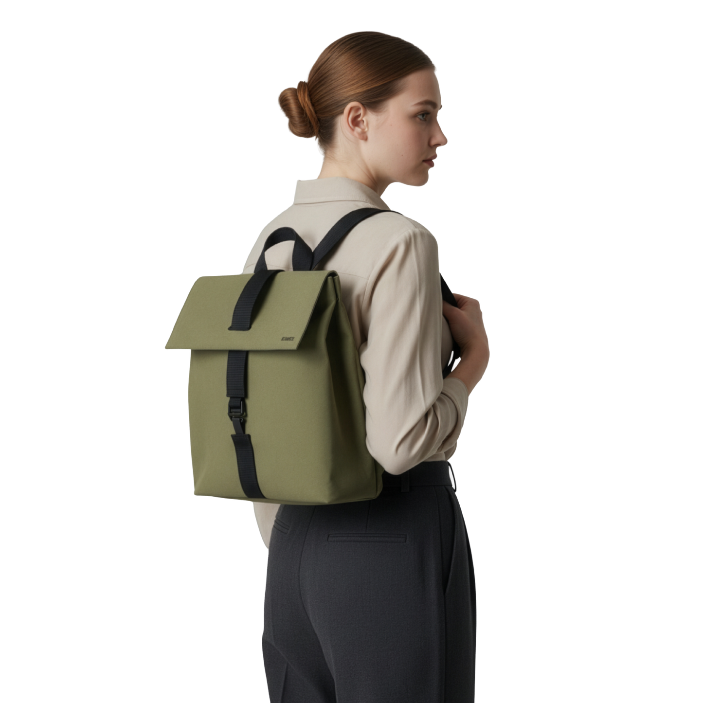 KIWEE Square Backpack-M - Moss