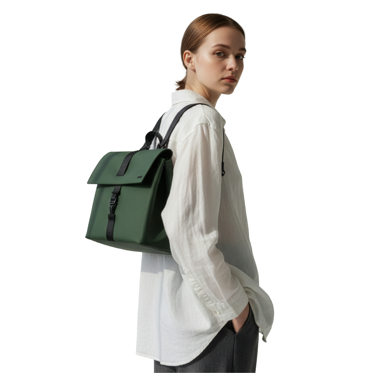 KIWEE Square Backpack S - Pine